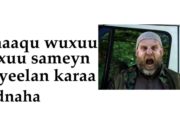 Akhriso Nuucyada Caafimaad Xumada uu keeno Xanaaqa..