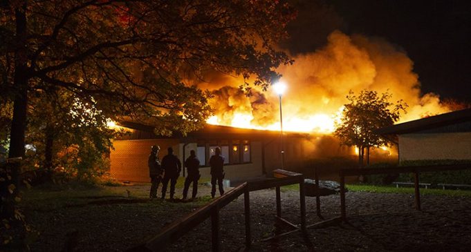 Uppsala Iskuul Waxbarasho oo lagu gubay Halkaasi habeenki xalay.