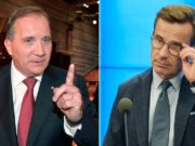 Hogaamiyaasha kala ah Stefan Löfven iyo Ulf Kristersson oo saaka yeeshay kulan gaar ah.