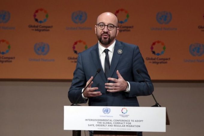 Raisal Wasaaraha Belgien-ka oo isku Casilay khilaafka ka dhashay Heshiiska Qaxootiga Aduunka.