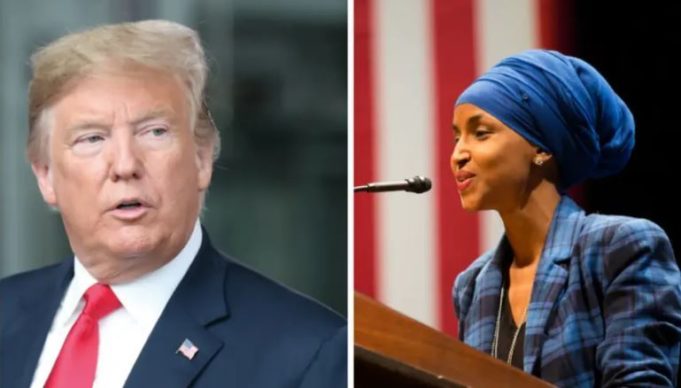 Ilhaan Omar oo ugu Jawaabtay Madaxweyne Donald Trump in uu Xilka iska Casilo.