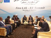 Raisal wasaaraha Sweden Stefan Löfven oo Madaxweynaha Somaliya kula kulmay Masar.