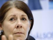 Sweden Ulla Gustavsson oo Xilkeeda ku wayday Qoraal ay ka qortay Gabar Xijaab ku ciyaartay.