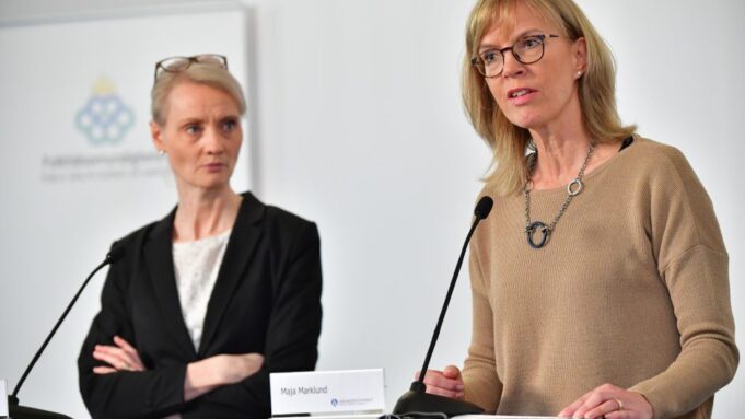 Tirada Dhimashada Sweden ee Coronavirus halka ay mareyso maanta oo shir jaraa’id lagu soo bandhigay