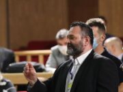 Siyaasiga midigta fog ee reer yurub ayaa kasoo muuqday maxkamada Giriiga ku taalla