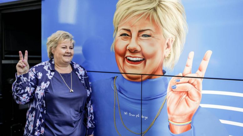 Erna Solberg oo Taariikh ka Sameysay Doorashada Wadanka inkastoo aysan Noqondoonin Raisal Wasaare