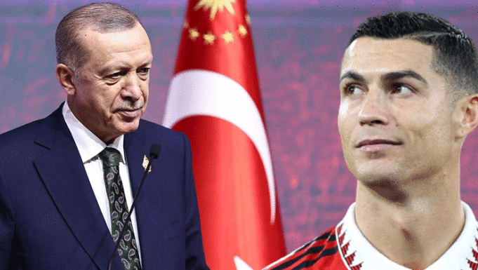 Waxaa lagu heestaa Taageerada Qadiyada Falastiin” Erdogan oo garab istaagay Ronaldo