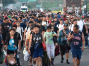 Mareykanka Kumanaan Qaxooti ah oo soo dhaafay Xafka Wadankaasi ee dhanka Mexico