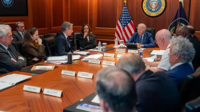 Joe Bide oo Saraakiisha Amniga Qaranka Mareykanka Kulan Deg Deg Ah iskugu yeeray